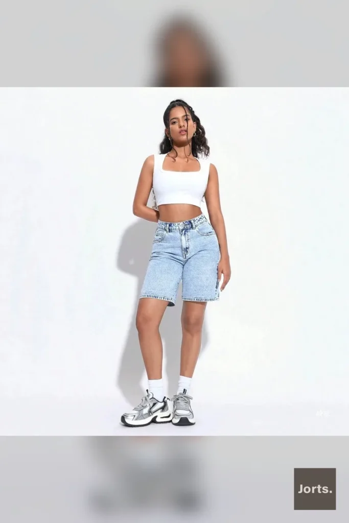 Women's dark blue high waist wide leg cropped pants
